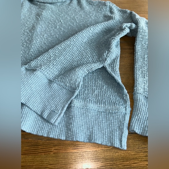 WE THE FREE Tommy Turtle Sweater in green aqua shade pullover - Picture 8 of 8